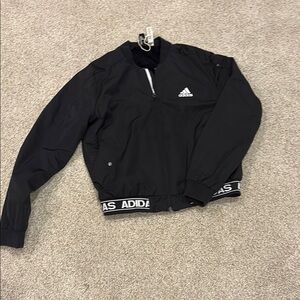 Adidas Black Half-Zip Jacket